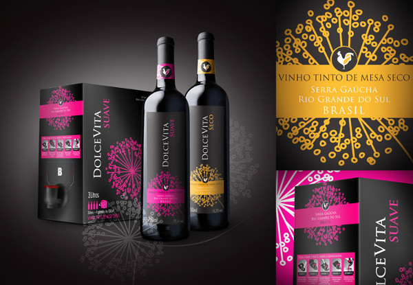 Wine Branding Design dolcevita-wine
