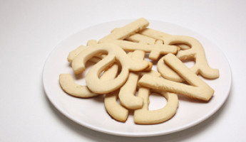 Helvetica Cookie Cutters by Beverly Hsu