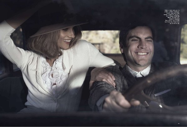 Bonnie and Clyde: Anna Selezneva and Wes Bentley