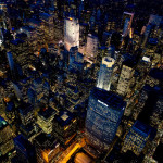 NYC At Night by Jason Hawkes