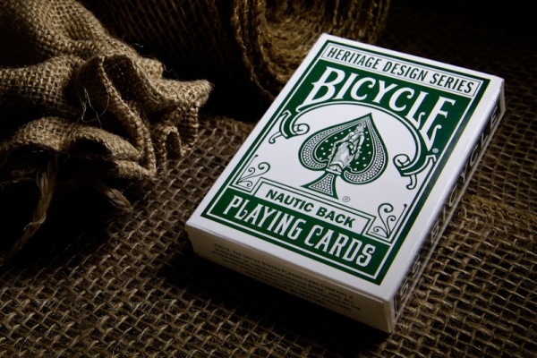 heritage design bicycle playing cards 1