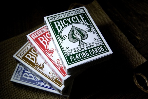 heritage design bicycle playing cards 2