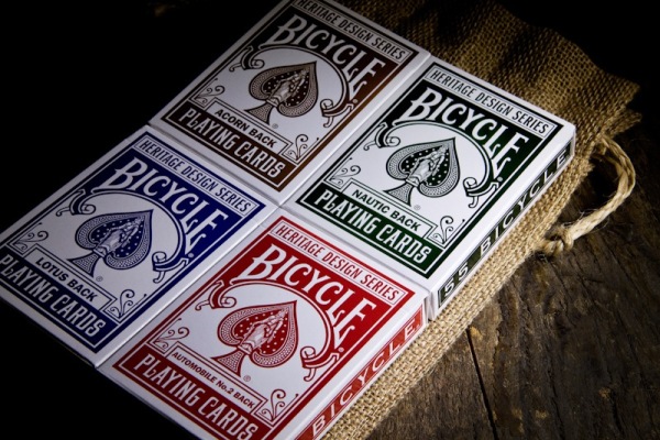 heritage design bicycle playing cards 4