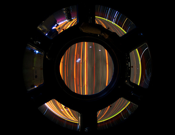 ISS Star Trails by Don Pettit - 4