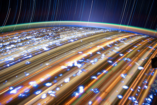 ISS Star Trails by Don Pettit - 5
