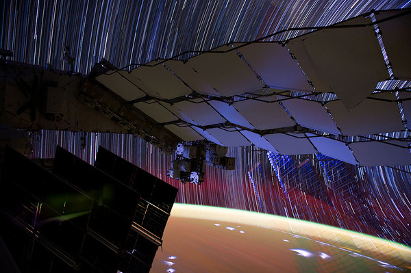 ISS Star Trails by Don Pettit - 6