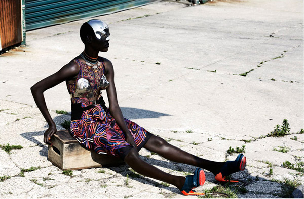 Ajak Deng in Obsession Magazine 9