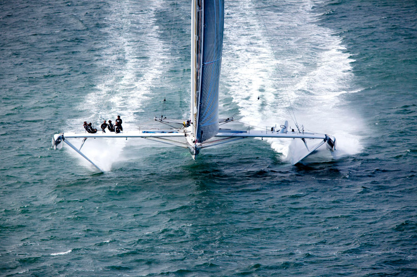 Hydroptere Sailboat Setting Speed Records 3