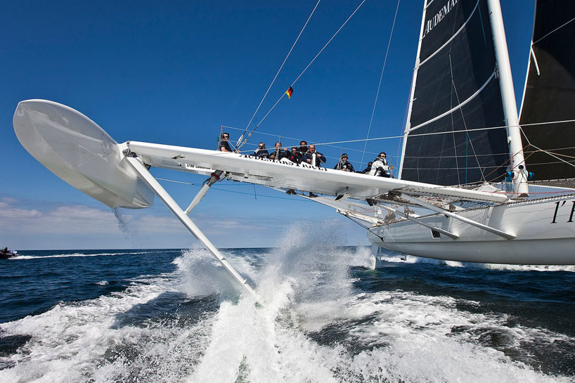 Hydroptere Sailboat Setting Speed Records 4