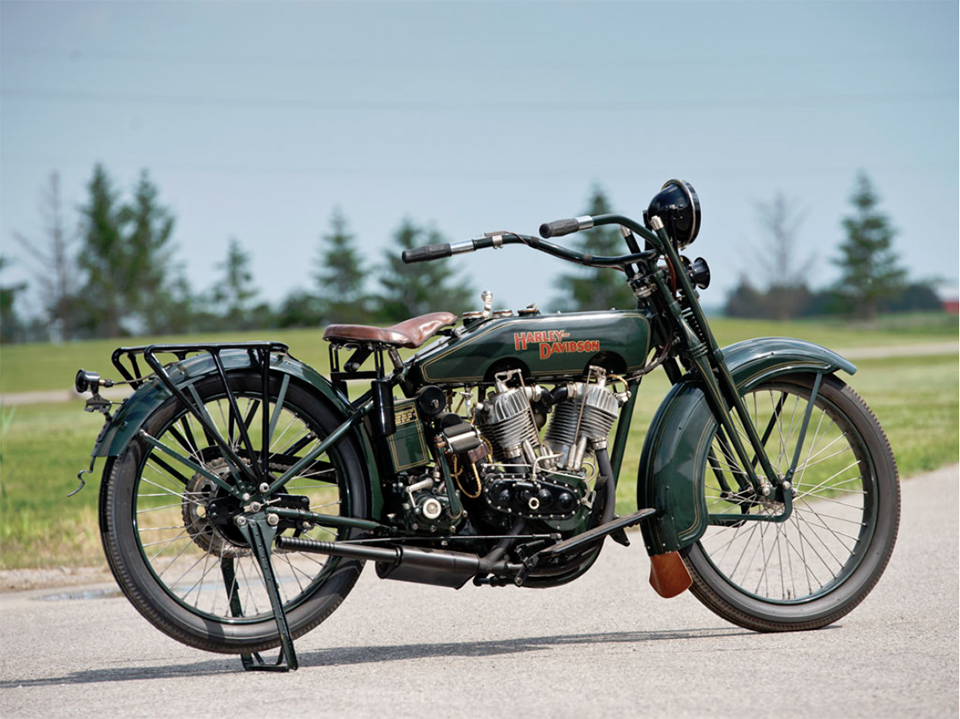 1922 Harley-Davidson JD Motorcycle 2