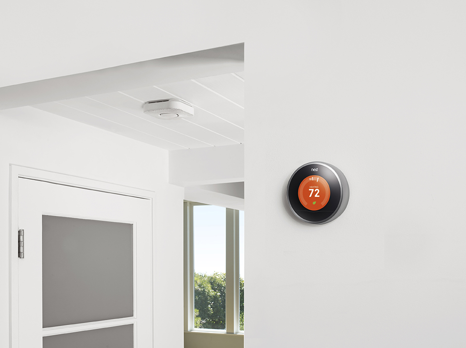 nest thermostat-and-protect-in-home