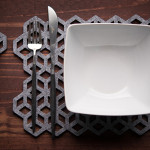 Laser-Cut Wool Placemats by Alljoy Design