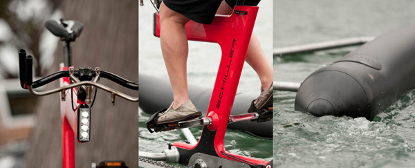 Schiller Sport X1 Water Bike triptych