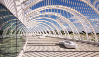 Florida Polytechnic University by Santiago Calatrava - terrace