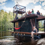 Saunalautta Floating Sauna Houseboat