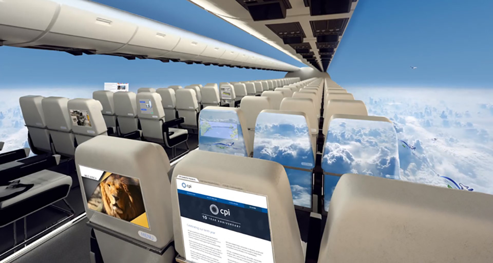 Windowless Planes of the Future 1