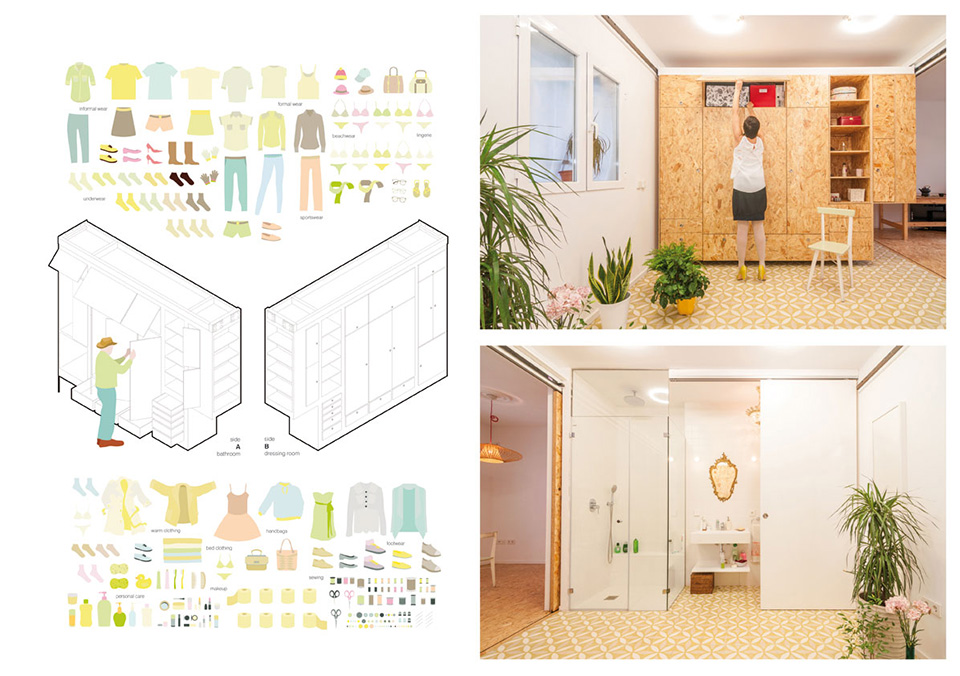 Tiny Transforming Apartment by PKMN Architectures 11