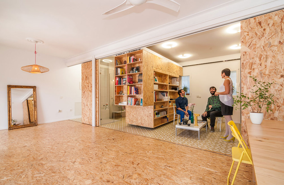 Tiny Transforming Apartment by PKMN Architectures 3
