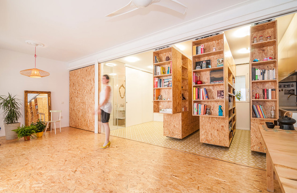 Tiny Transforming Apartment by PKMN Architectures 5