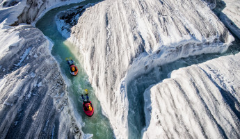 Ice Channels of Aletsch Glacier by David Carlier Photography 2