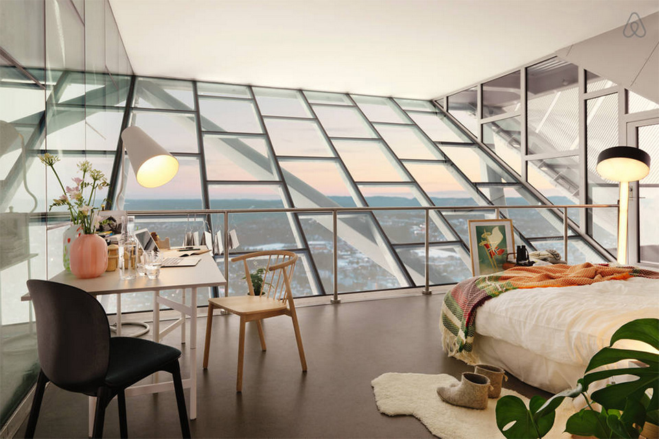 AirBnB Mid-Century Ski Jump Penthouse in Norway 6
