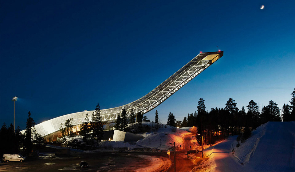 AirBnB Mid-Century Ski Jump Penthouse in Norway p