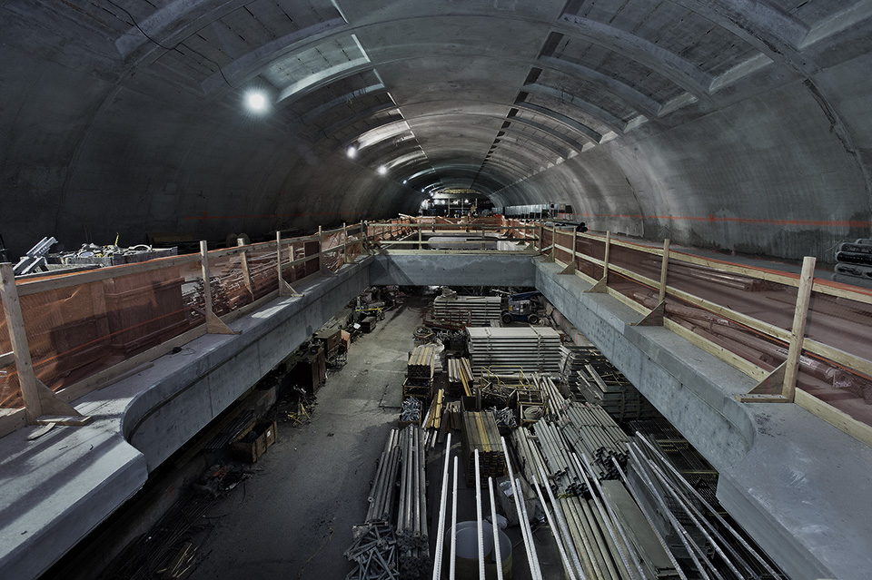 NYC Second Avenue Subway Construction Photos by MTA 3 photo by Patrick Cashin -  edited for mood