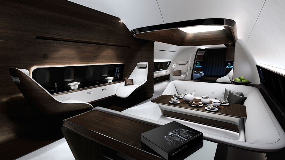 Mercedes Benz Designs Luxury Aircraft Interior for Lufthansa (6)
