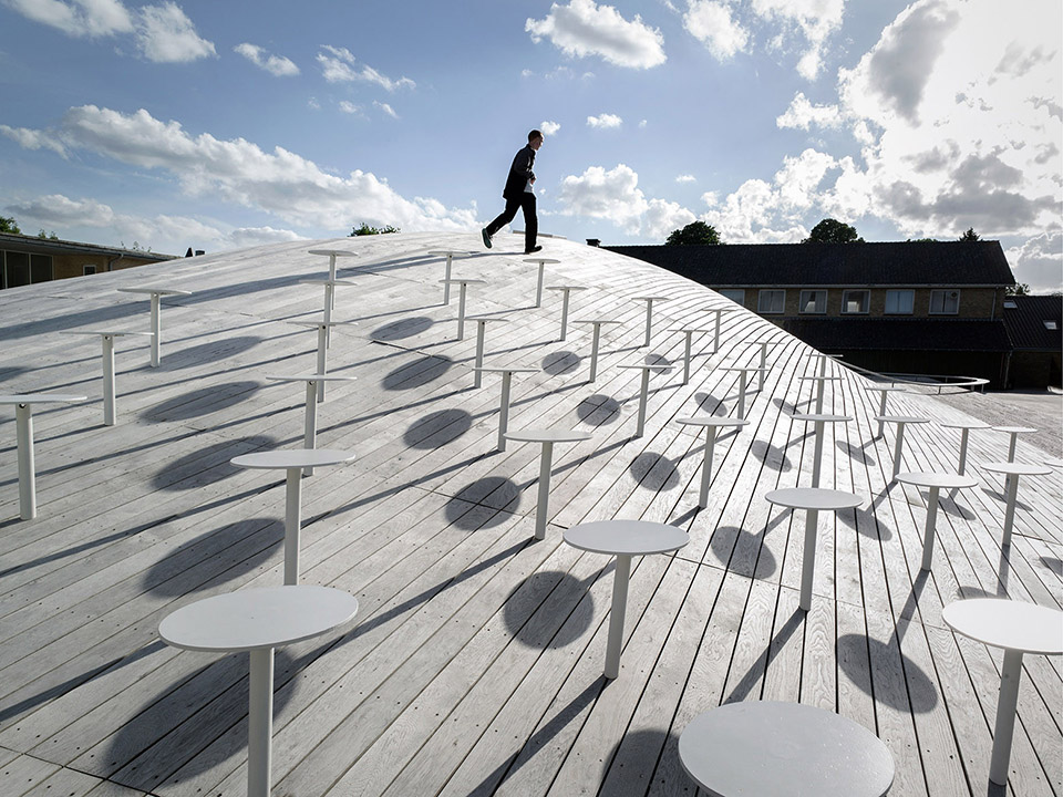 sports facility design - Sports and Arts Expansion by Bjarke Ingels Group - Photo by Jens Lindhe