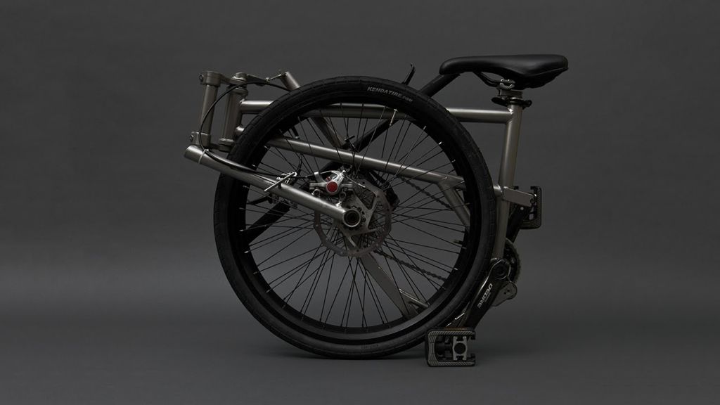 Helix Folding Bike - folded