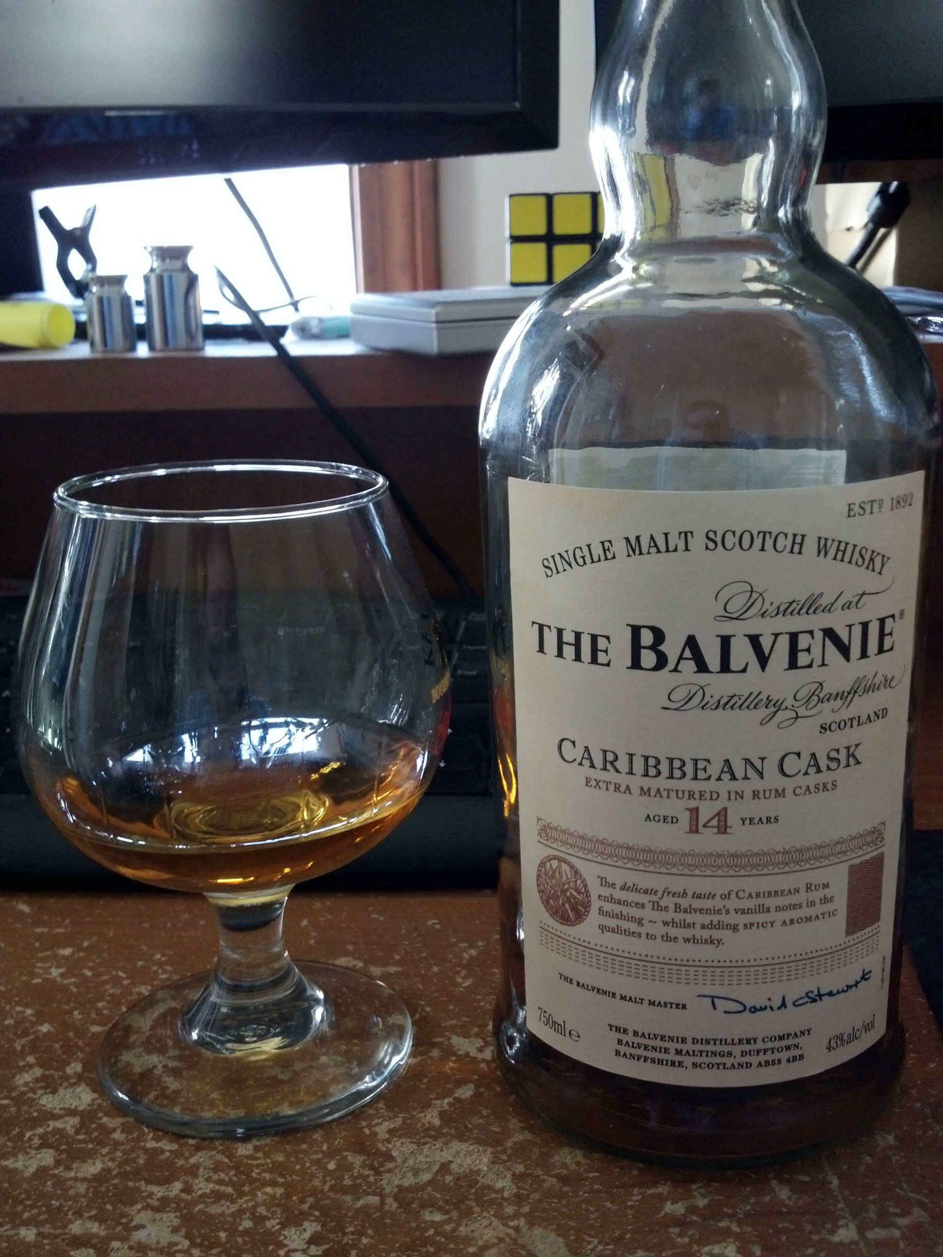 The Balvenie Caribbean Cask - single malt scotch