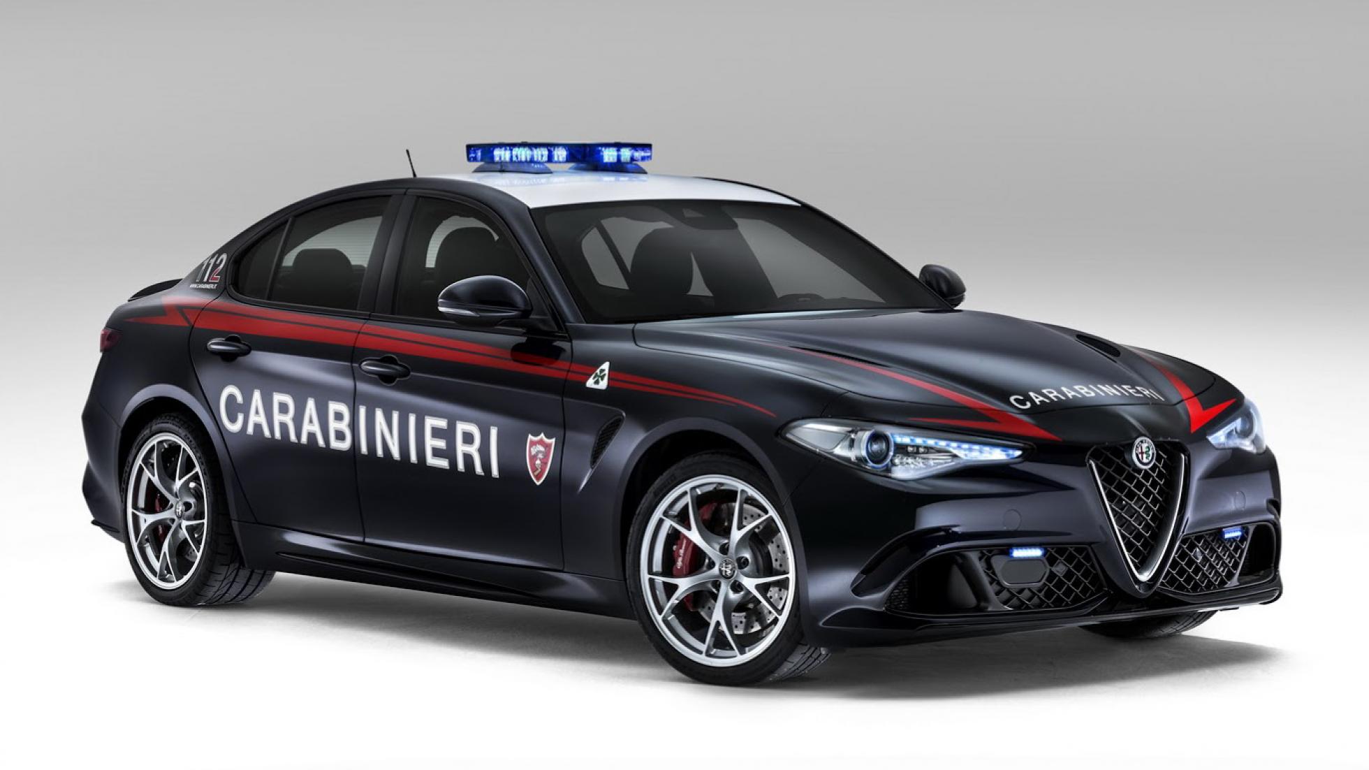 Alfa Romeo Giulia QV – police car