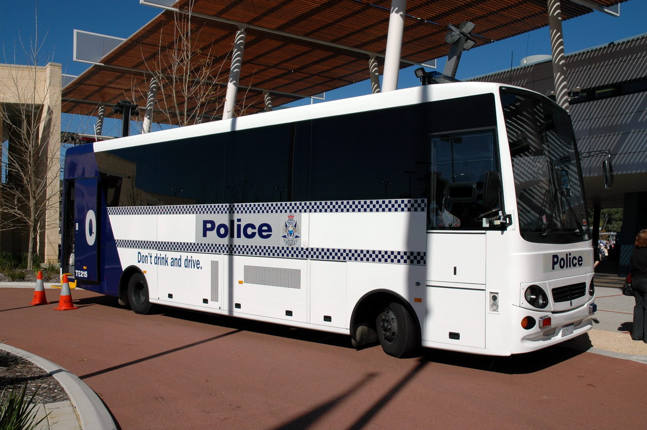 Booze Bus – police car