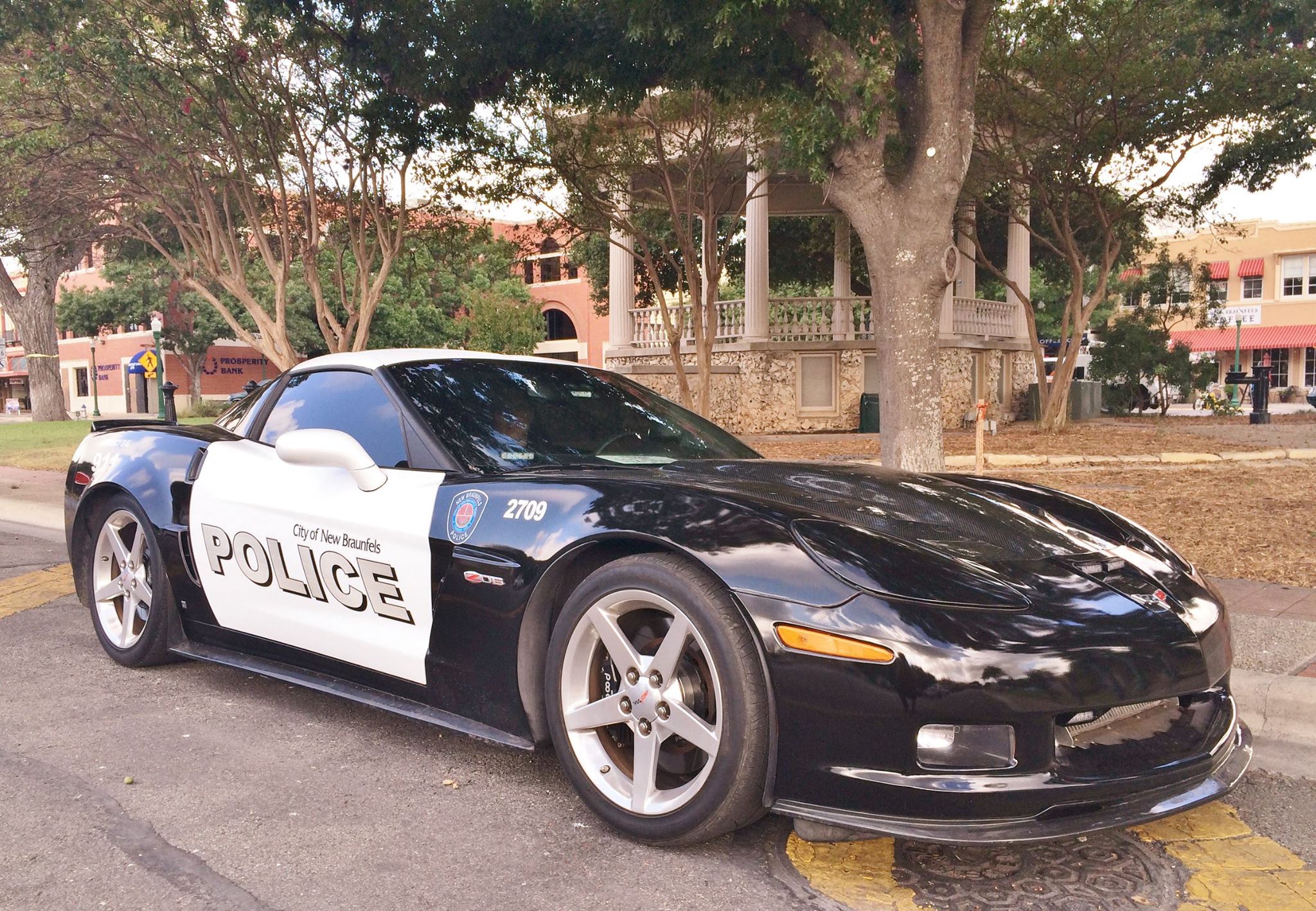 Z06 Corvette - police car