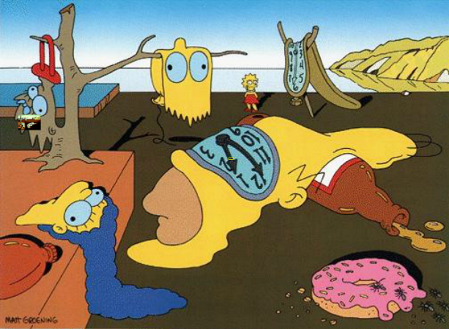 the-persistence-of-memory-salvador-dali-the-coolist-the-simpsons