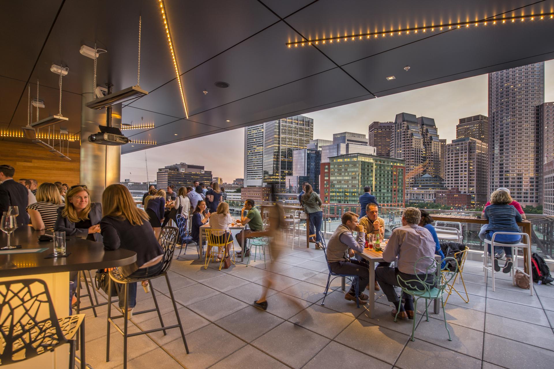 Lookout Boston Rooftop Bar at Envoy