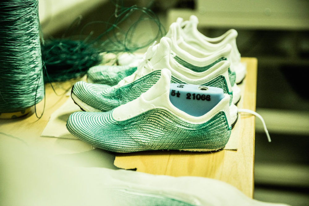 Adidas fishing net shoes