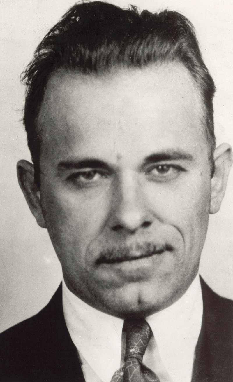 Mug shot of John Dillinger