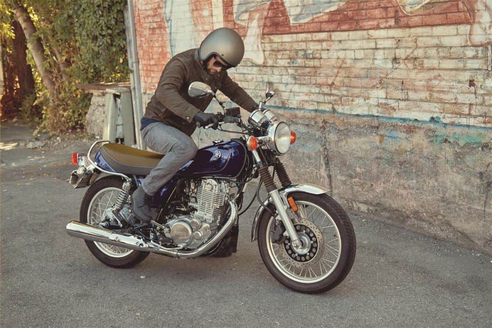 2018 Yamaha SR400 retro motorcycle