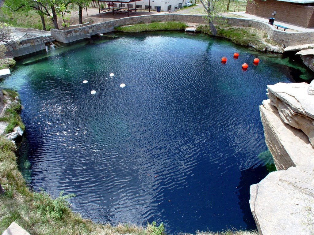 Blue Hole, New Mexico - secret swimming hole