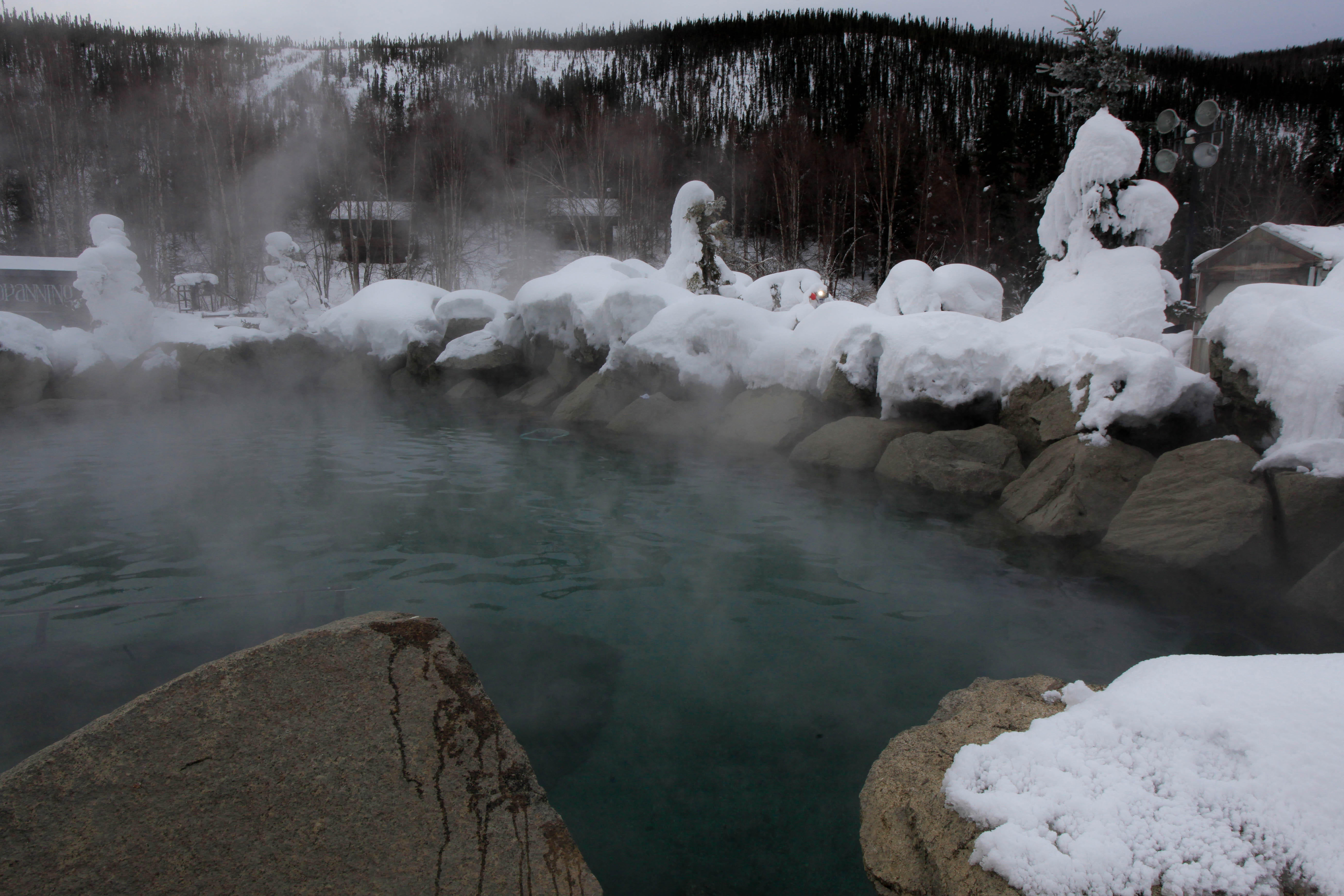 Chena Hot Springs, Alaska - secret swimming hole