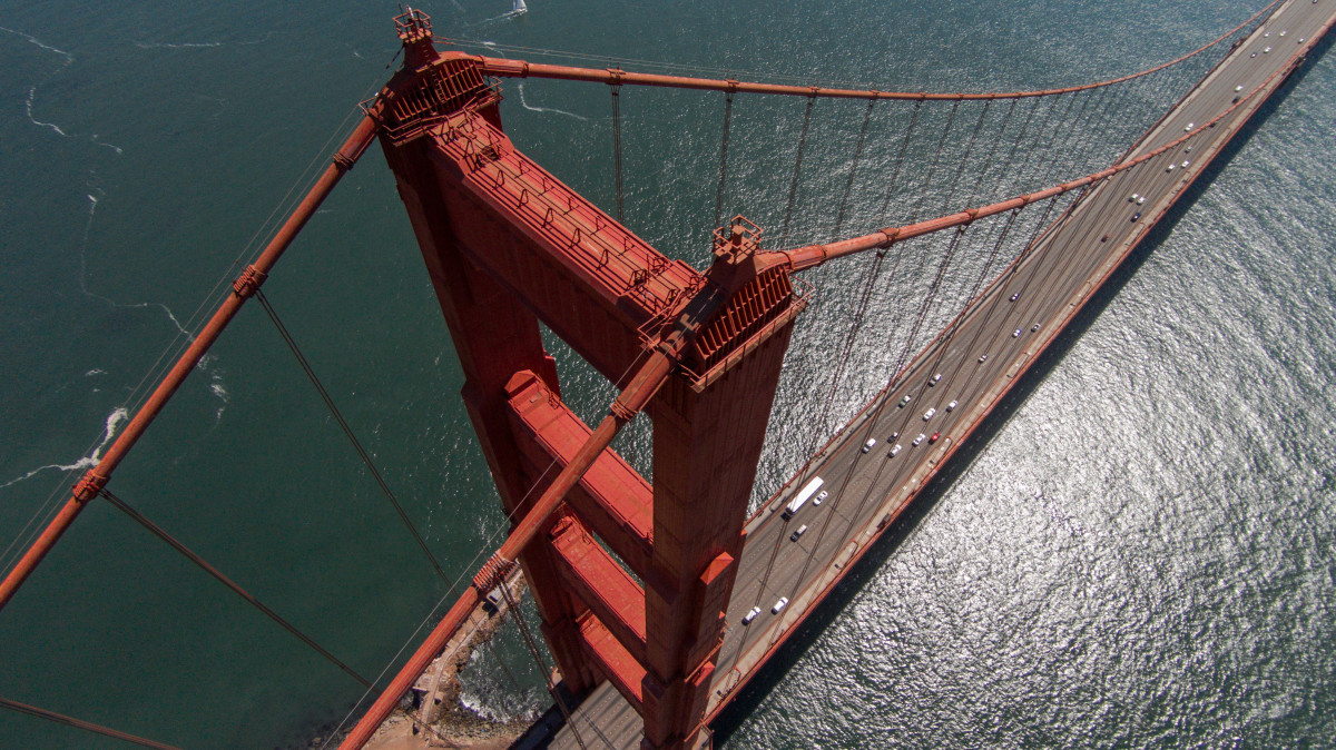 Golden Gate Bridge - drone photo