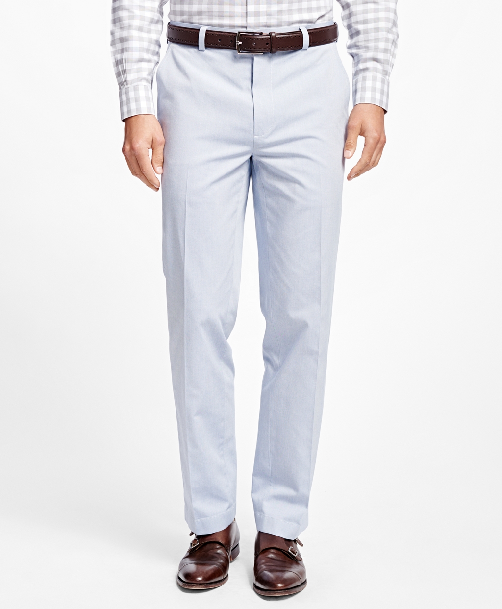 Non-Iron Clark Fit Supima® Cotton Oxford Chinos - summer dress pants for men