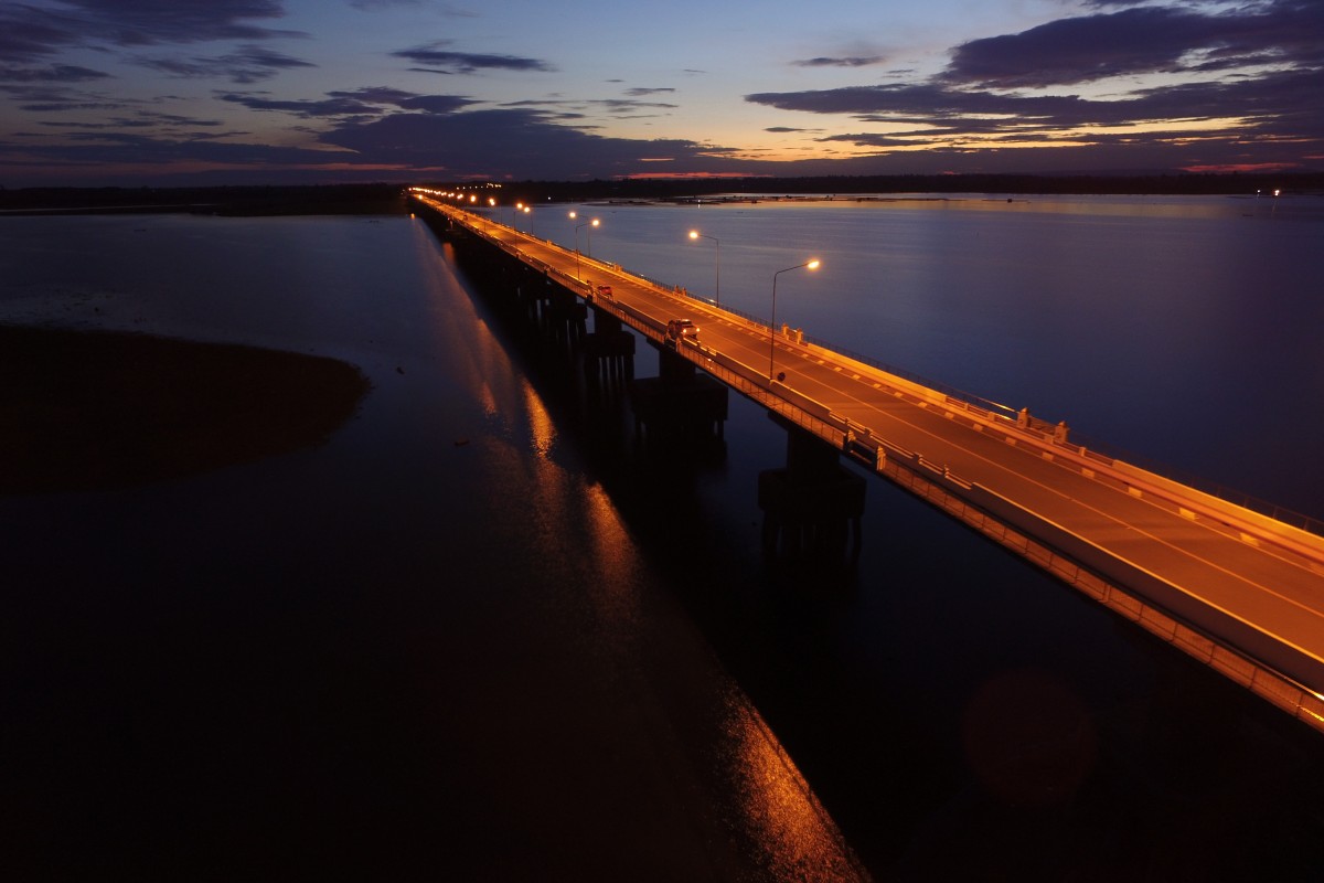 Tapesuda Bridge - drone photo
