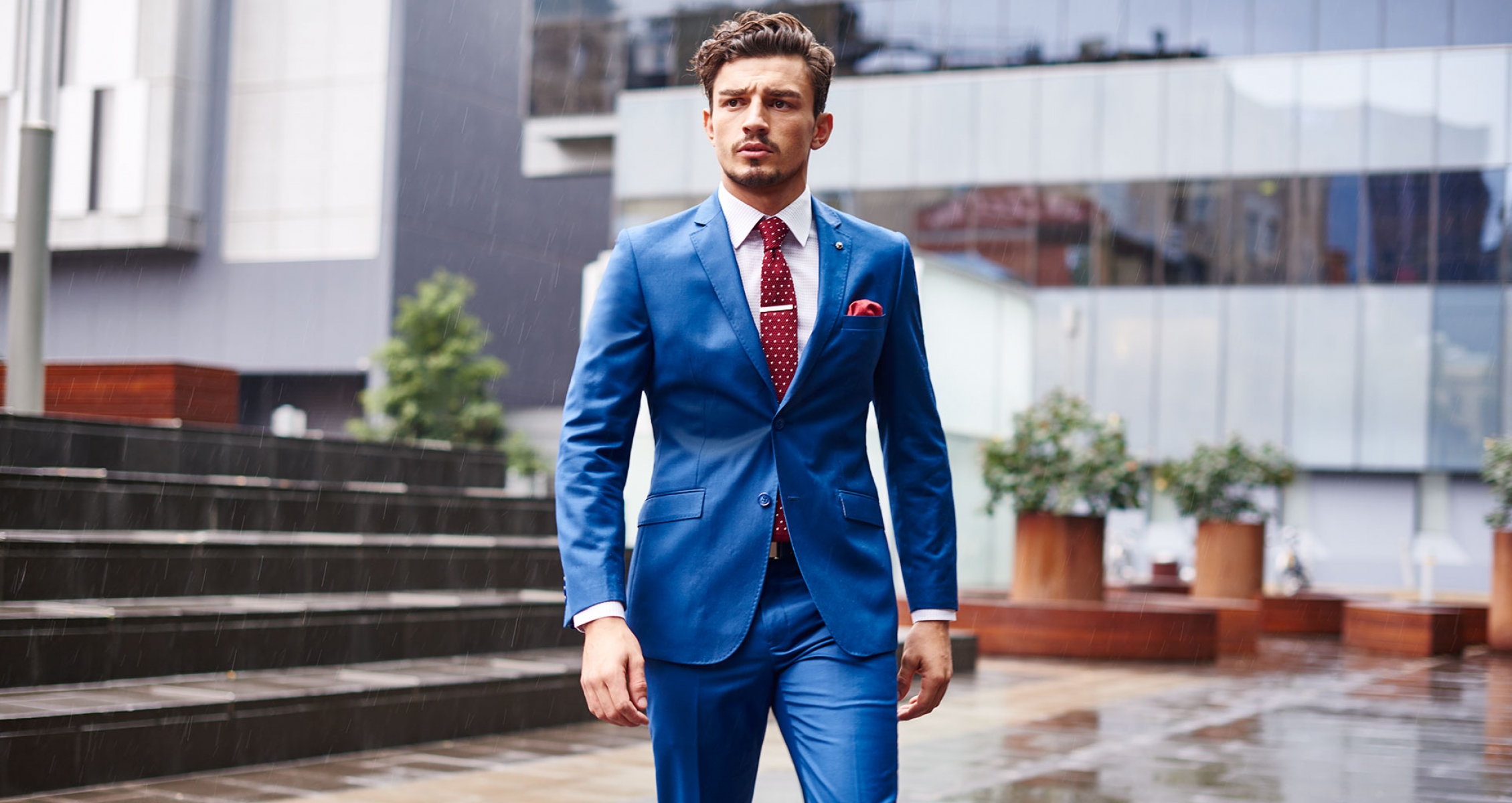 Blue suit color