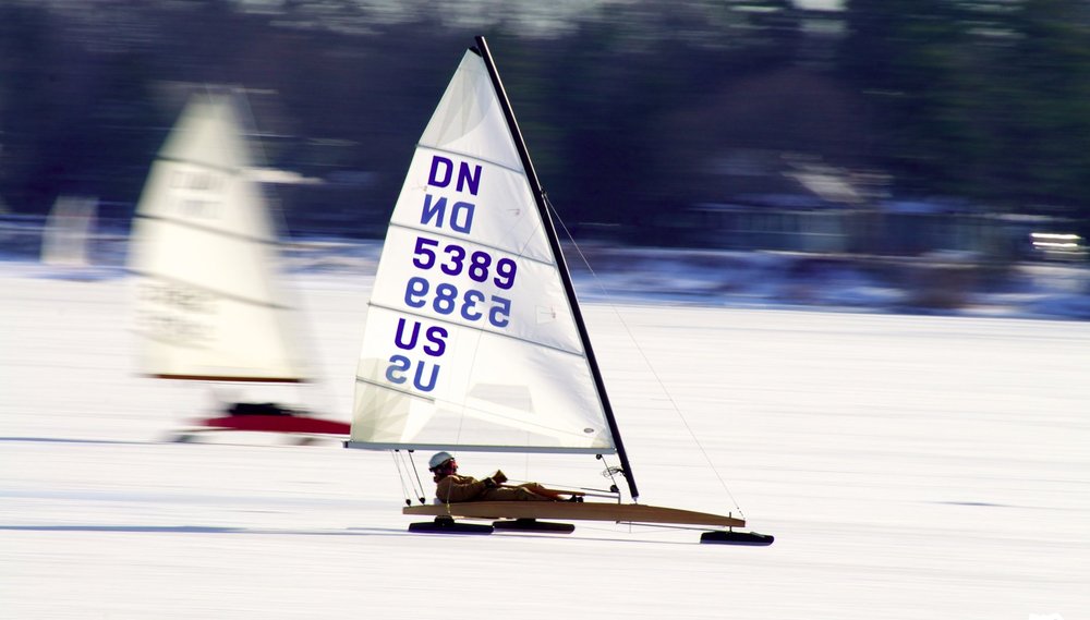 Ice Sailing - winter sport