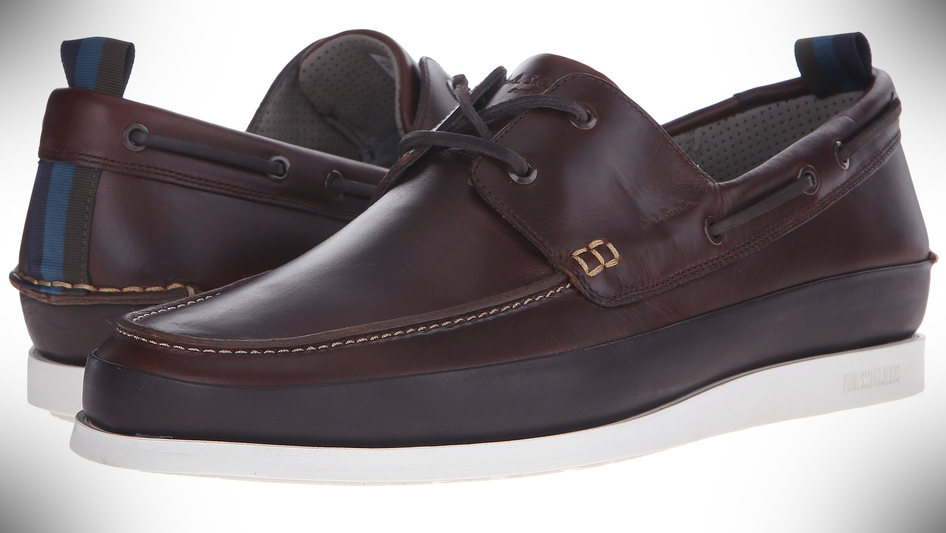 Paul Smith Jeans Branca Scotch - boat shoes that are business casual