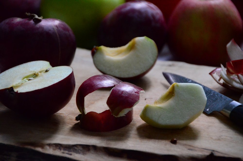 Apple Peeling - halloween tradition