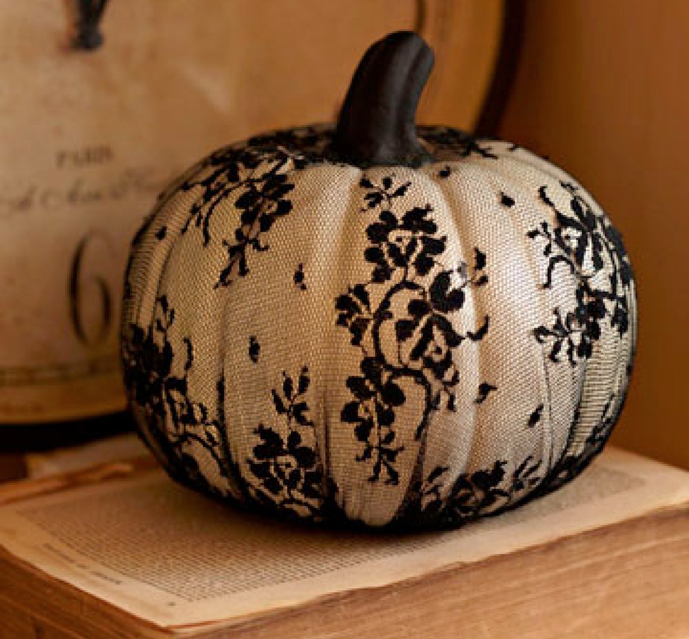 Fabric - pumpkin carving halloween
