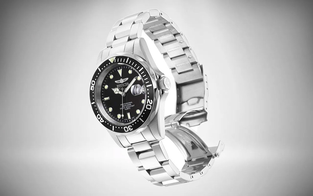 Invicta Men's Pro Diver 37.5mm Stainless Steel Quartz Watch